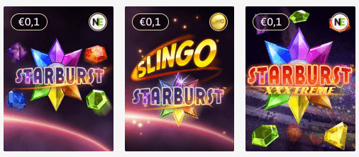 Starburst gokkasten bij online casinos