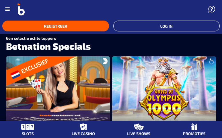 Betnation: nieuw online casino nederland