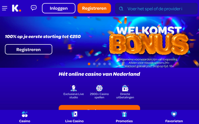 Kansino - nieuwe casino online