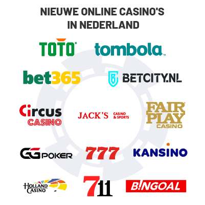 Nieuwe online casino's in Nederland 2022 met vergunning
