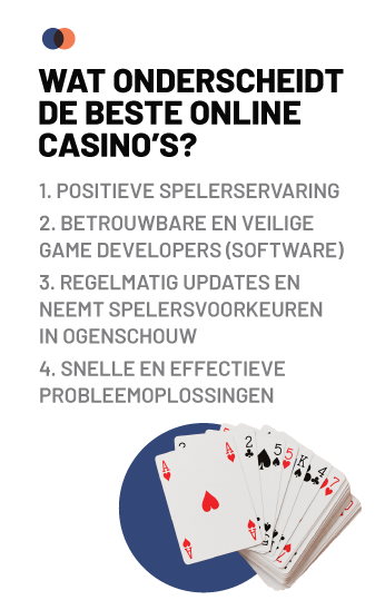 onderscheidt de beste online casino’s