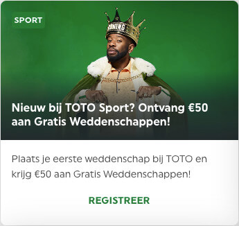 TOTO Welkomstbonus voor Sport: €50 aan gratis weddenschappen