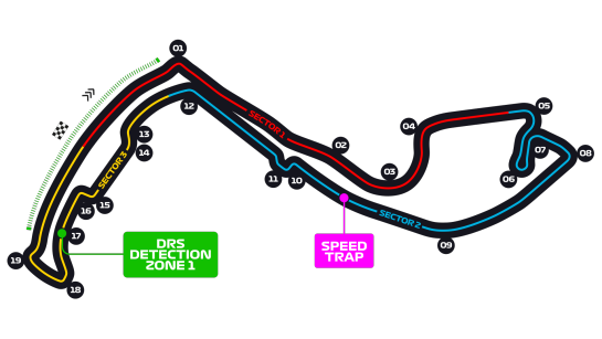Formule 1, GP Monaco Circuit