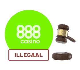 888 Casino en Poker illegaal