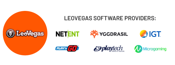LeoVegas Casino software providers