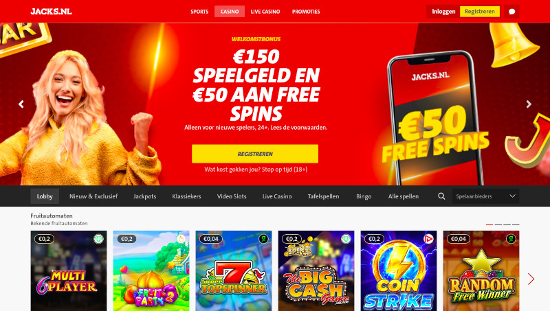 Jack's Casino online in Nederland