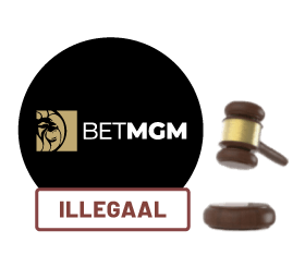 BetMGM is niet legaal in Nederland in 2024