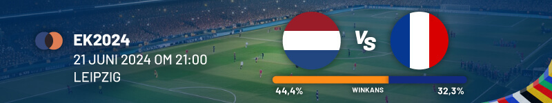 voorspelling Nederland Frankrijk EK 2024