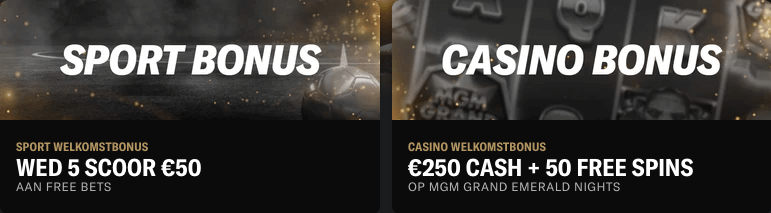 BetMGM Welkomstbonussen Nederland