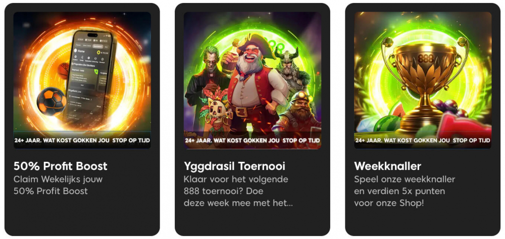 888casino promoties en bonussen