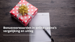 Bonusvoorwaarden in online casino’s – vergelijking en uitleg
